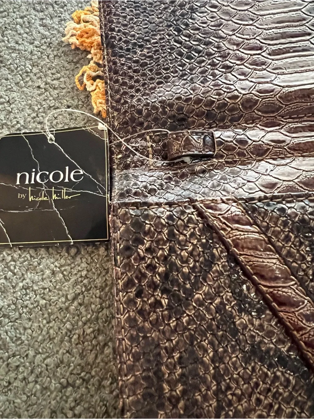 Nicole Miller elegant brown